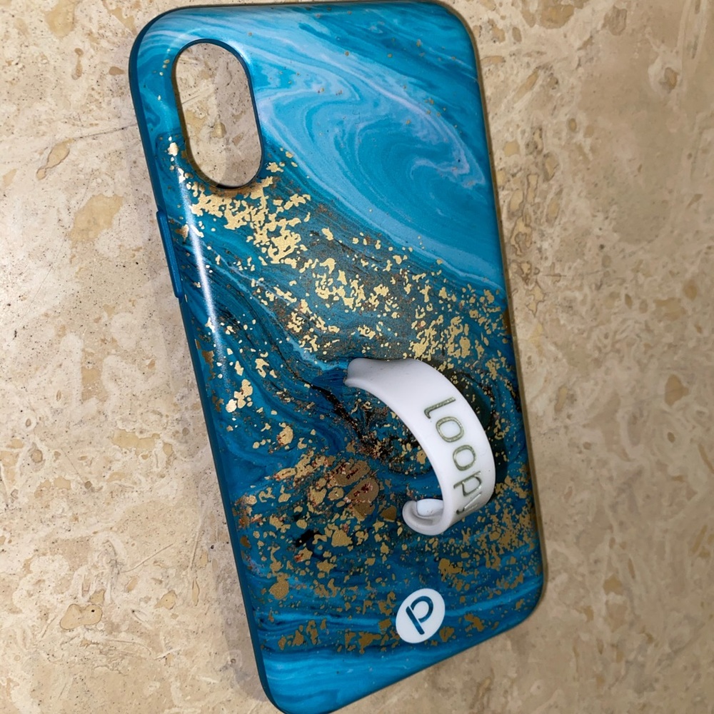 Loopy case iPhone X Xs Jasper Teal turquoise blue